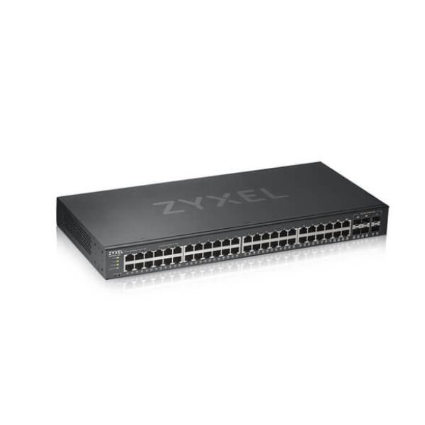 SWITCH ZYXEL GS1920-48V2 44P GIGABIT+4P DUAL GIGABIT+2P SFP GIGABIT, IPv6, RACK,WEB MANAGED FREE Nebula Basic - Img 2