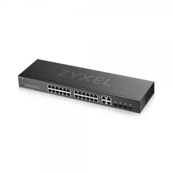 Switch Zyxel Gs1920-24V2 24P Gigabit+4P Dual Gigabit-Ipv6,Vlan,Qos,Igmp-Design Senza Ventole,Rack,Web Managed Free Nebul - Img 3