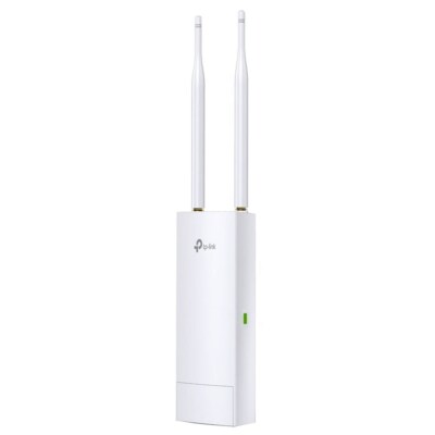 ACCESS POINT OUTDOOR TP-LINK EAP110 Outdoor 300M N 1P 10/100 LAN,802.3BGN, PASSIVE POE, MULTI-SSID, 2 ANTENNE ESTERNE DA 5dbi