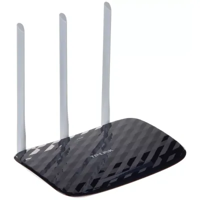 ROUTER TP-LINK AC750 Archer C20 V4 WIRELESS Dual Band 433Mbps a 5GHz + 300Mbps a 2.4GHz, 1 10/100M WAN + 4 10/100M LAN 3 Antenne