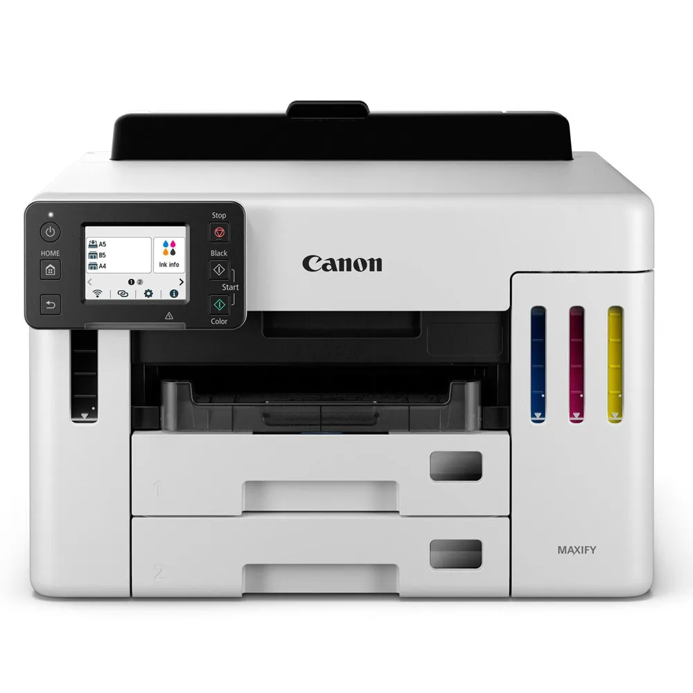 STAMPANTE CANON INK Maxify GX5550 A4 24/15.5IPM 500FF DUPLEX LAN USB WiFi