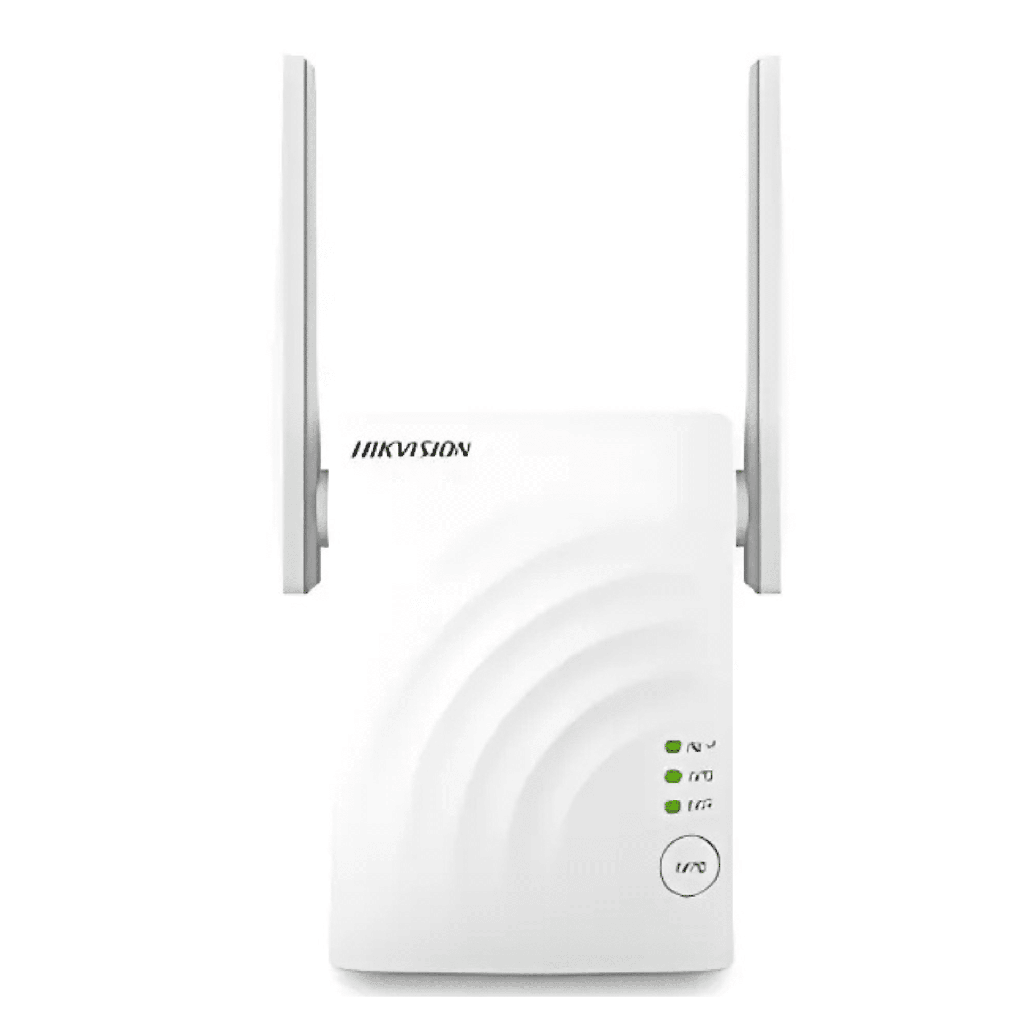 WIFI RANGE EXTENDER HIKVISION AC1200  DUAL BAND 2.4/5GHZ 300M+867M, 802.11A/B/G/N/AC, 2 ANTENNE 3DBI, 1 RJ45 10/100 DS-3WRE12C