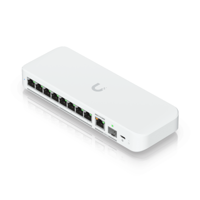 UBIQUITI SWITCH USW-Flex-2.5G-8-EU 8 Porte LAN 2.5GbE, 1 Porta Input PoE+