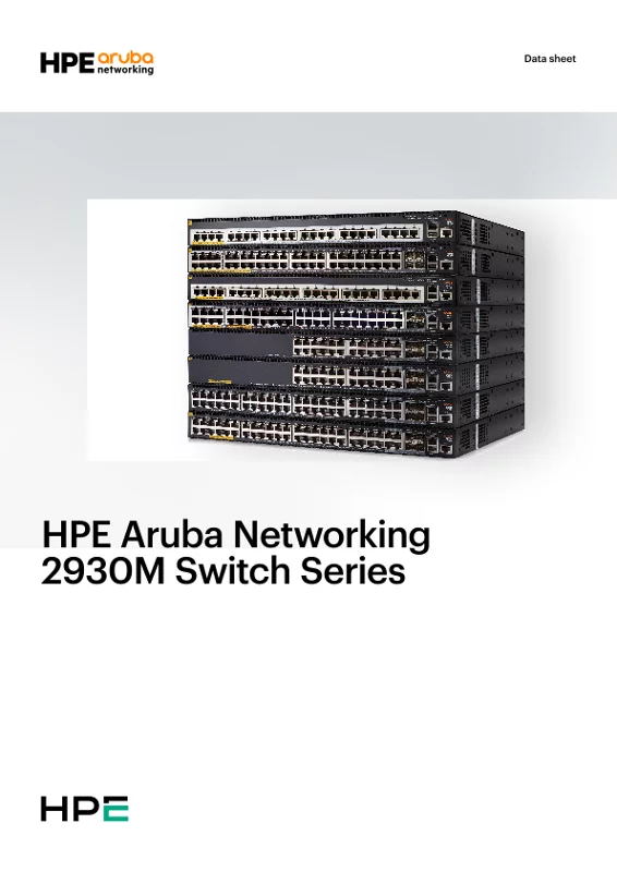 Switch Aruba HPE 2930M 24G PoE+ 1-slot Switch - JL320A