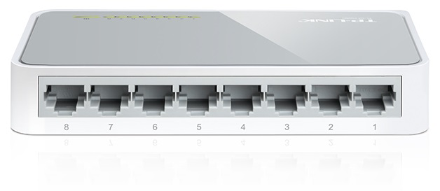 SWITCH TP-LINK TL-SF1008D 8P LAN DESKTOP 10/100M RJ45 CASE PLASTICA