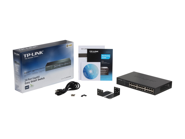 SWITCH TP-LINK TL-SG1024DE 24P EASY SMART GIGABIT DESKTOP 10/100/1000Mbps RJ45