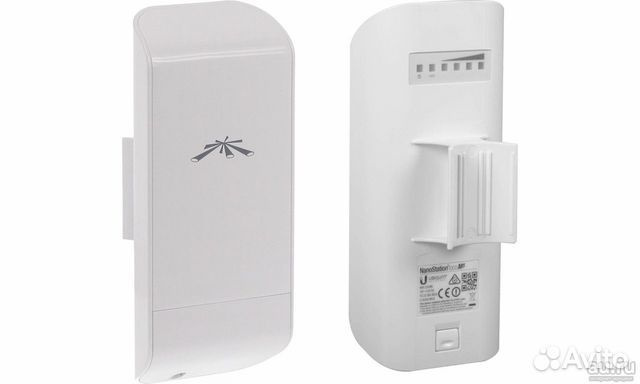 NANOSTATION UBIQUITI LOCO5AC 5Ghz, 5AC Loco NANO 2x2MIMO TDMA, AIRMAX AC, radio integrata2.4Ghz Management, alim POE non incluso
