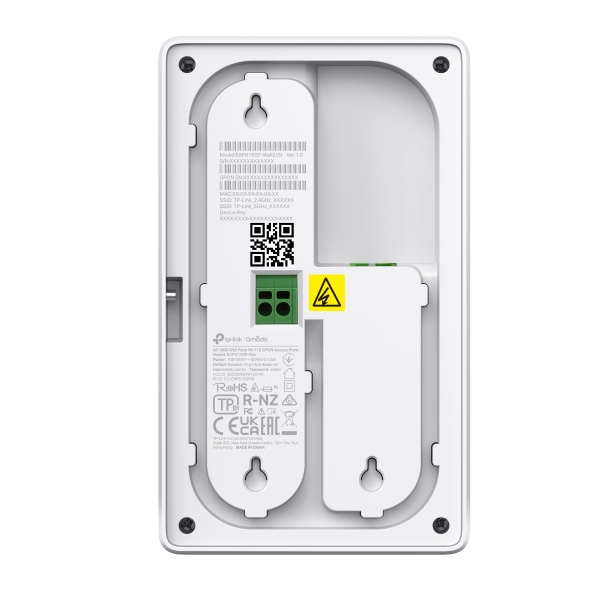 ACCESS POINT WIRELESS TP-LINK EAP615GP-WALL AX1800 Wall-Plate Dual-Band Wi-Fi 6 GPON