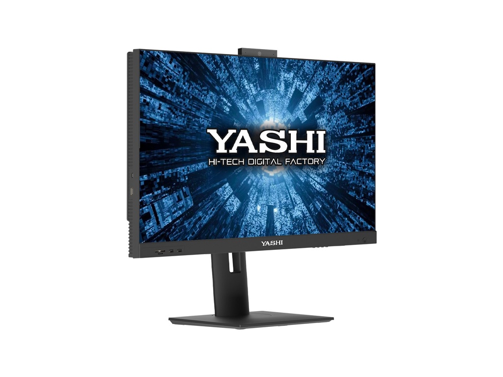 ALL IN ONE - YASHI QUANTUM 4K AY62840 - 27'' - i7-14700 - 16GB RAM 512GB SSD - RTX3050 6GB - Tastiera e Mouse - W11P - Black  - PIVOT