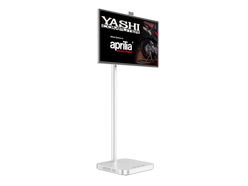 TOTEM YASHI MARTINI 31,5"4K PIVOT MOBILE Battery 10000 MAh DY3271 TOUCH MT8195 8C 500cdm 8GB 128GB SSD Wifi Android13 EDLA