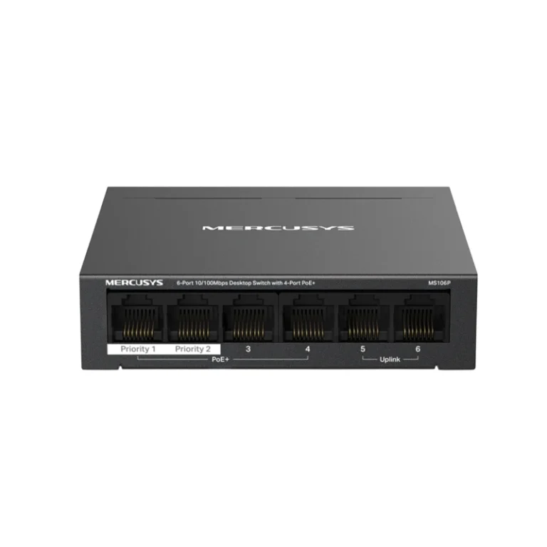 SWITCH MERCUSYS MS108G 8P LAN GIGABIT MINI DESKTOP 10/100/1000Mbps RJ45 CASE PLASTICA