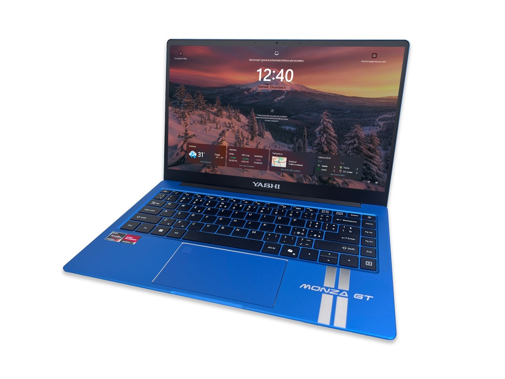 NB YASHI MONZA GT YP1455 14'' IPS AMD RYZEN 7 5825U 16GB SSD512GB W11P - AZZURRO