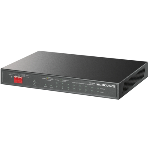 SWITCH MERCUSYS MS110GMP 10P GIGABIT MERCUSYS MS110GMP DI CUI 8P POE+ - - ALIM.POE 111W