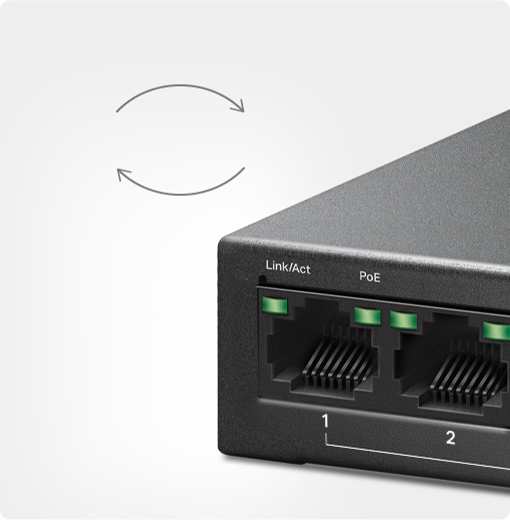SWITCH MERCUSYS MS110CMP 8P LAN PoE+ 2P GIGABIT non POE compatibile con 802.3af/at PDs, 115 W PoE Power