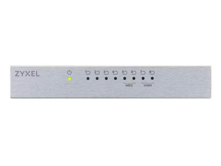 SWITCH ZYXEL GS-108B v5 8P LAN GIGABIT UNMANAGED DESKTOP Case Metallic