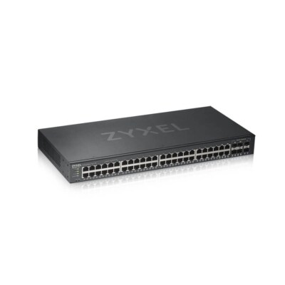 SWITCH ZYXEL GS1920-48V2 44P GIGABIT+4P  DUAL GIGABIT+2P SFP GIGABIT,  IPv6, RACK,WEB MANAGED FREE Nebula Basic