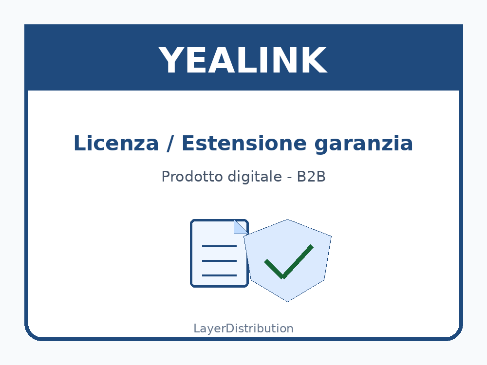 YEALINK AMS-W77P 1y - licenza software