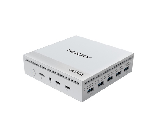 [COM-YA3475] PC YASHI NUCKY NY290 QuadCore N100 8GB 256GB SSD HDMI WHITE W11P