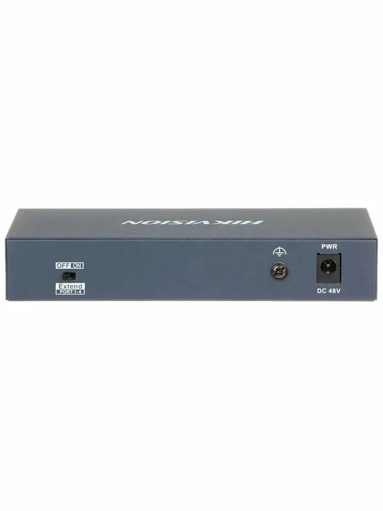 [COM-64027] Hikvision SWITCH L2 4 porte Gigabit POE 802.3af/at 1 porta uplink RJ45, budget PoE 60W