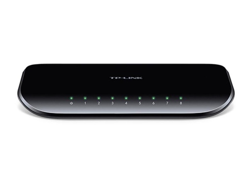 [COM-43119] SWITCH TP-LINK TL-SG1008D 8P LAN GIGABIT DESKTOP 10/100/1000Mbps RJ45 CASE PLASTICA