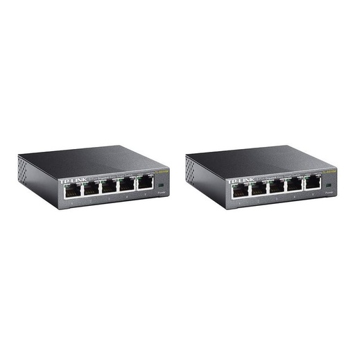 [COM-59376] SWITCH TP-LINK TL-SG105PE 5P GIGABIT DESKTOP 10/100/1000Mbps RJ45 4P POE+, 802.3at/af, 65W PoE Power