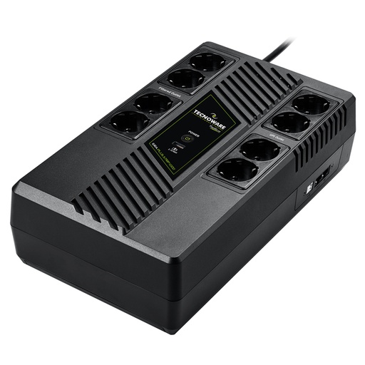 [COM-22560] UPS TECNOWARE ERA PLUS STRIP 1000 1000VA/700W Line Interactive con stabilizz 8 prese d'uscita Italia/Schuko FGCERAPLS1002SCH