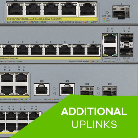 [COM-39271] SWITCH ZYXEL GS1350-26HP NebulaFlex Switch Managed per CCTV: 24p Gigabit PoE (375W) + 2p Combo Gigabit Uplink + MngCloud 1Y