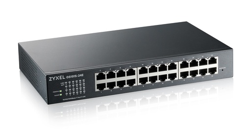 [COM-41761] SWITCH ZYXEL NebulaFlex Switch Web Managed 24p Gigabit - Sup IPv6, VLAN - Design senza ventole, GS1915-24E-EU0101F
