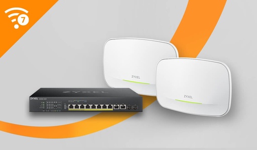 [COM-42766] ACCESS POINT WiFi7 WIRELESS ZYXEL WBE-530 Tri Radio 2X2 802.11a/b/g/n/ac/ax/be 11Gbps, Ant integr, 2x 2.5Gbe POE 24W