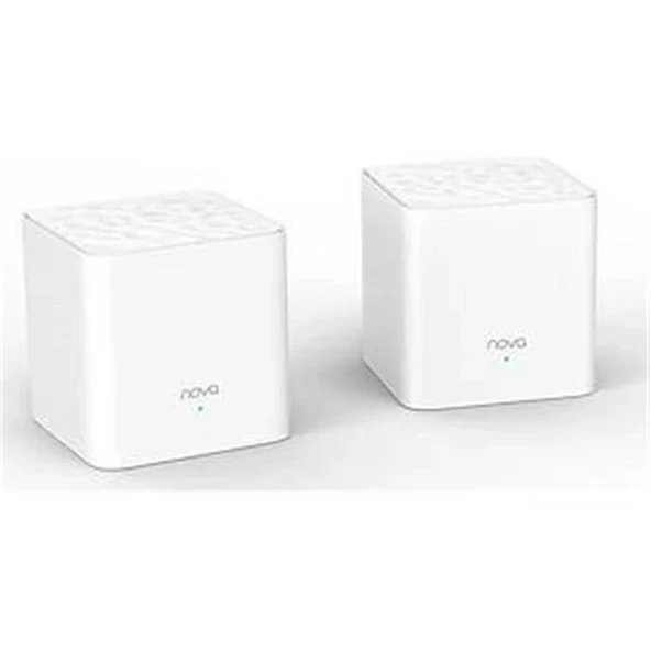 [COM-43979] ROUTER TENDA NOVA MW3 2PACK WIRELESS DUAL BAND AC1200 SISTEMA HOME MESH WiFi COMPLETO copertura fino a 300m, MU-MIMO,sistema QoS