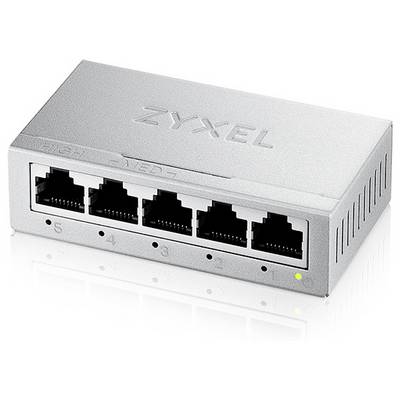 [COM-43880] ZYXEL GS-105B v5 Switch unmanaged 5 porte Gigabit desktop metallo