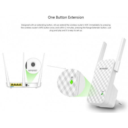 [COM-43603] Tenda A9 - Home Wireless Extender N300