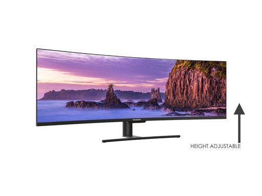 [COM-YA1053] MONITOR YASHI 49'' 32:9 CURVED YZ4908 Pioneer 3840x1080 4ms 350cd/mÂ² 1000:1 144Hz 2x2W MM 3HDMI DP VESA PIVOT