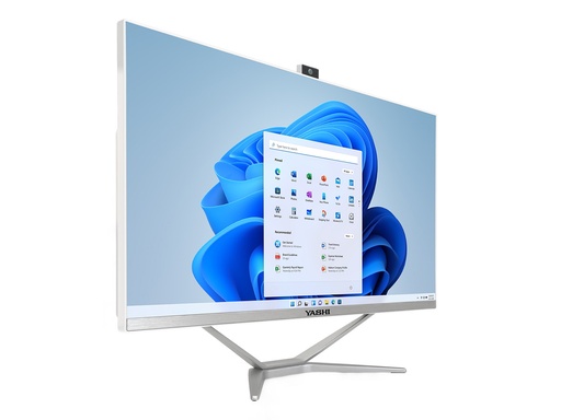 [COM-YA2149] ALL IN ONE - YASHI PIONEER S AY32417 - 24'' - i3-10105 - 8GB SSD512GB - Tastiera e Mouse - W11P - White