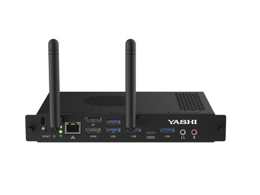 [COM-YA3684] PC OPS YASHI PCLY68  i5 12450H 8GB RAM 256GB SSD NOKB NOMOUSE 1xDP 1xHDMI 1xUSB-C 3.2 2xUSB 2.0 1xRJ45 Wi-Fi 6, W11p 120mm depth