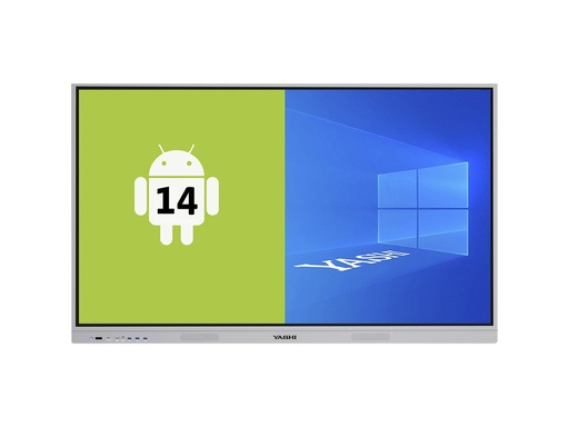 [COM-YA3698] YASHI Monitor Interattivo LY8624 86" LCD 4K Type-C 8GB RAM 128GB Android 14