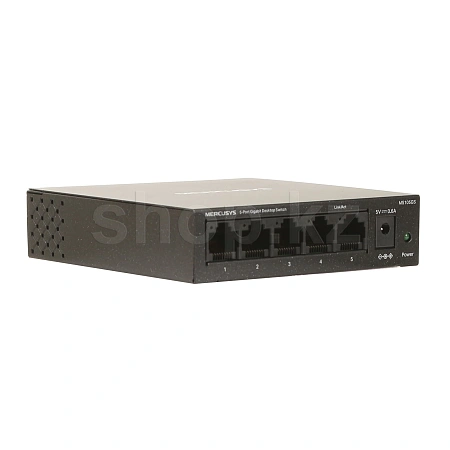 [COM-51848] SWITCH MERCUSYS MS105GS 5P LAN MINI DESKTOP 10/100/1000M RJ45 CASE PLASTICA