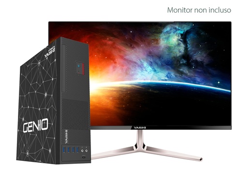 [COM-YA3725] PC YASHI GENIO 8L SFF YY80215 INTEL CORE 7 240H 16GB SSD512GB W11P - NO KIT MOUSE E TASTIERA