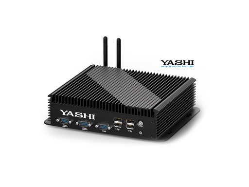 [COM-YA3729] PC YASHI NUCKY-F5 NY6834 i5-1235U Fanless Leclerc 8GB SSD512GB 6*COM W11IoT