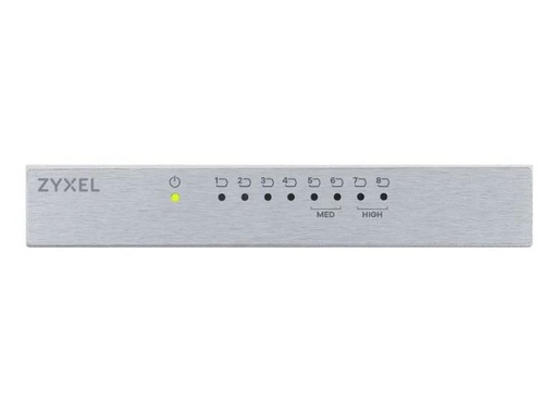 [COM-44731] SWITCH ZYXEL GS-108B v5 8P LAN GIGABIT UNMANAGED DESKTOP Case Metallic